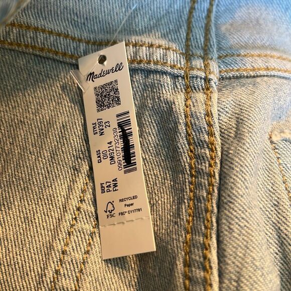 NWT Madewell Jeans The Dean Easy Straight Jean 23 - Picture 9 of 14